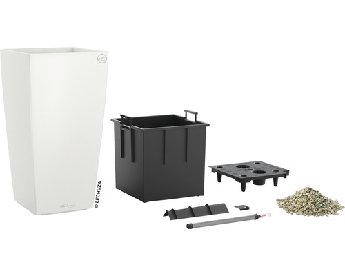 Blomkruka med bevattningssystem och tillbehör