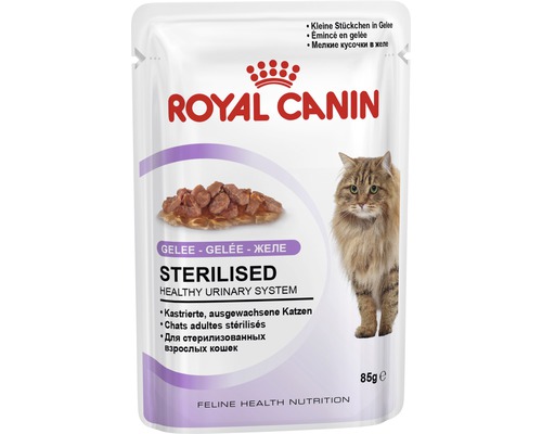 Kattmat ROYAL CANIN Sterilised Jelly Adult 12x85g Royal Canin kattmat för steriliserade katter i 85-grams påse