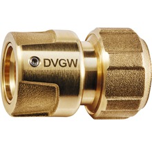 Mässingsskruvkoppling med DVGW-testmärke