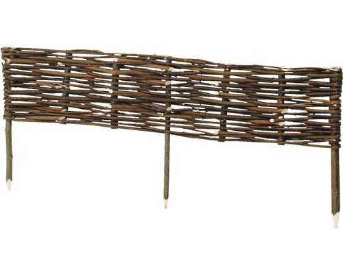 Pilstaket som rabattkant