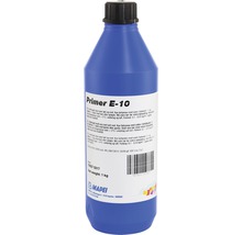 Mapei Primer E-10 i en blå plastflaska, 1 kg nettovikt