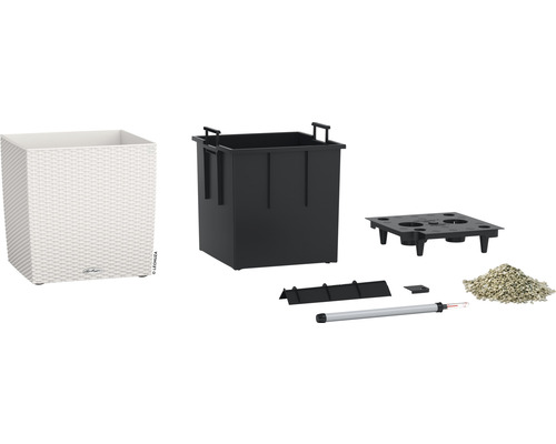 Planteringsset med innerkruka, bevattningssystem och tillbehör