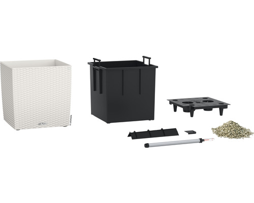 Lechuza Classico Color 43 blomkruka komplett set med tillbehör