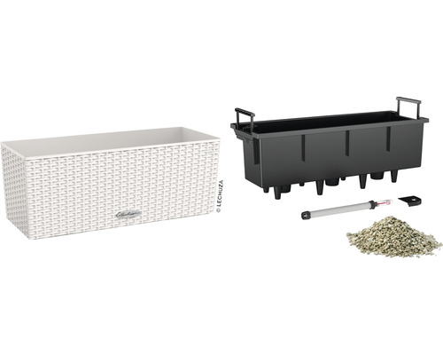 Lechuza Balconera blomlåda med bevattningssystem och tillbehör