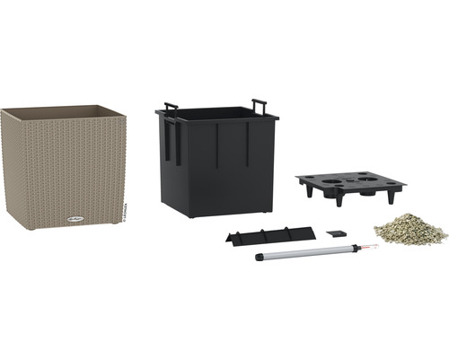 Lechuza Cube planteringsset med bevattningssystem och tillbehör