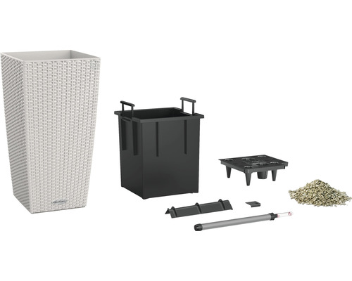 Komplett planteringsset med insats, bevattningssystem och substrat