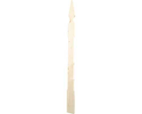 Trädgårdsstaket gran 216 19x70x950mm Enkel trästaketstolpe med spets