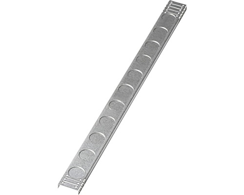 Monteringsskena ROTH Multi väggenomföring stål cc 50mm 1870866 Kabelklammer av metall med utsparingar för kabelfästning