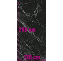 Dekorativ platta i marmorlook, 260 centimeter hög och 120 centimeter bred