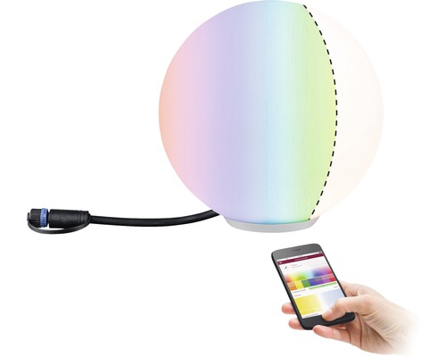 Dekorativ sfärlampa med smartphonestyrning