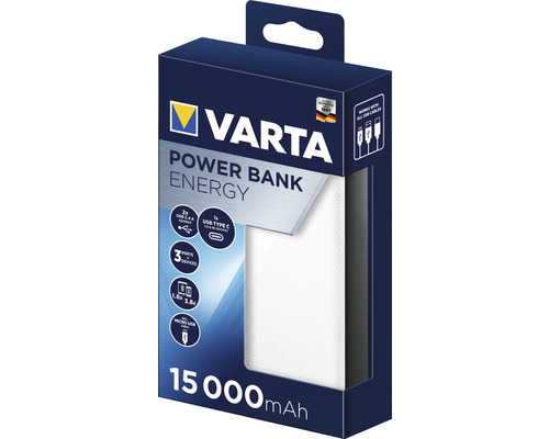 Varta Powerbank Energi 15000 mAh förpackning