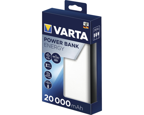 Varta Powerbank Energy med 20000 mAh