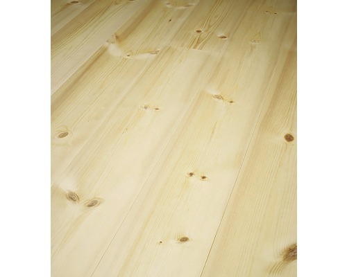 Parkettgolv DALAFLODA Softpine obehandlad 1-stav 15x185x2050mm Trägolv av gran med ådring