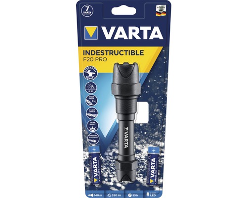 Varta Indestructible F20 Pro ficklampa med batterier