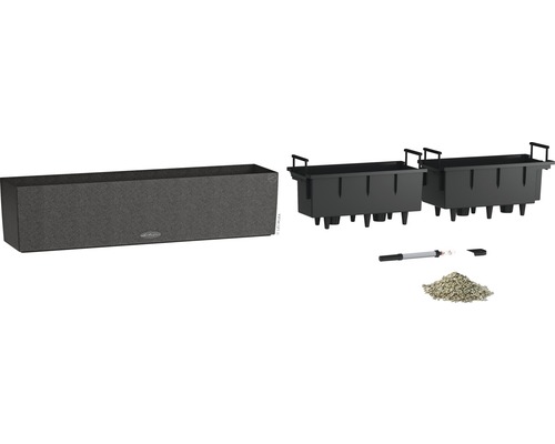 Lechuza Balconera Cottage 80 blomlåda komplett set med tillbehör