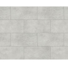 Arrangemang av ljusgrå keramiska plattor