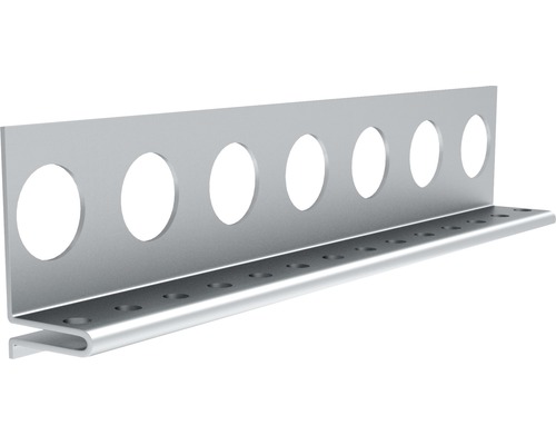 Aluminiumkantprofil med hål