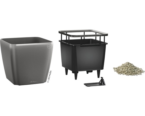 Lechuza Classico 21 Planter med bevattningssystem och växtsubstrat