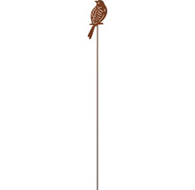 Dekorationsstav LAFIORA fågel rost 70cm