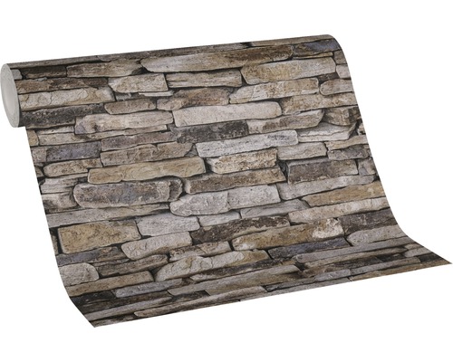 Tapetrulle med stenmönster