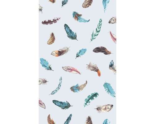 Dekorplast D-C-FIX Premium Static Finja 45x150cm Mönster med olika fjädrar