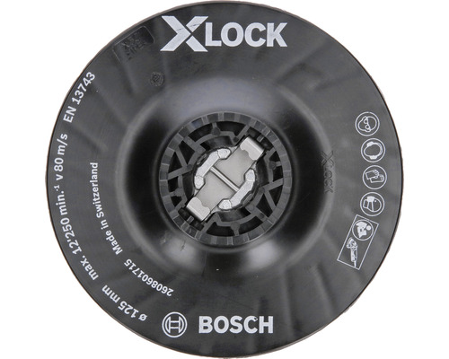 Sliptallrik BOSCH X-LOCK ø125mm