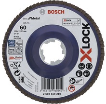 Bosch X-Lock lamellrondell X571, kornstorlek 60, diameter 125 millimeter