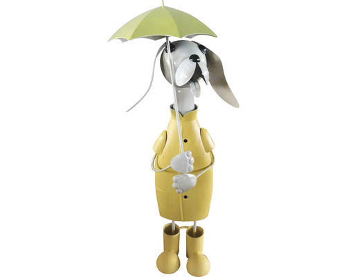 Dekorationsfigur LAFIORA Hare med paraply gul 45cm-0