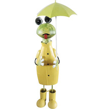 Dekorationsfigur LAFIORA Groda med paraply gul 45cm-thumb-0