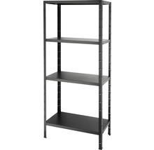 Förvaringshylla KAISERTHAL 170x85x40cm metall svart 4 hyllplan max. 260kg