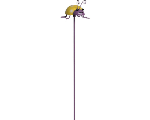 Dekorationsstav LAFIORA nyckelpiga gul 95cm