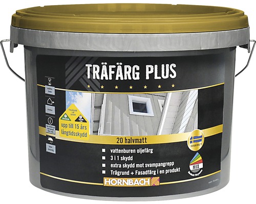 Färg för träfasad i hink