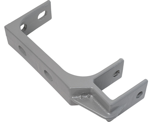 U-format verktygshållare av metall med fästhål