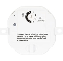 Dimmer för LED-lampa med justering av ljusstyrka
