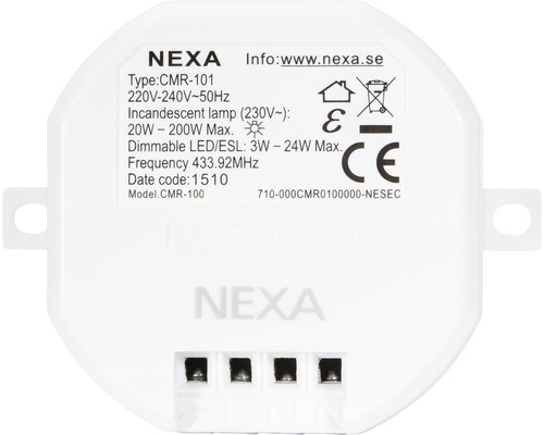 Nexa CMR-101 dimmer för glödlampor och dimbar LED ESL