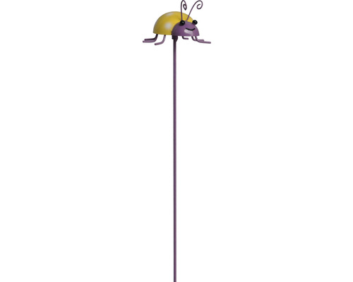 Dekorationsstav LAFIORA nyckelpiga gul 65cm