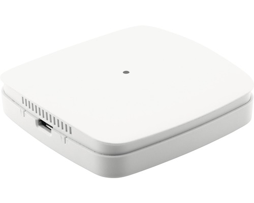 Vit smart hemhubb med USB-anslutning