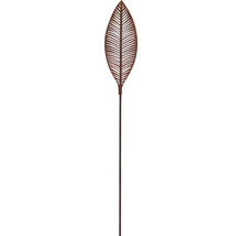 Dekorationsstav LAFIORA Blad A metall 109cm koppar