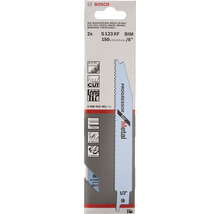 Bosch S123XF BIM tigersågblad för metall, 150 millimeter, 2-pack