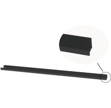 Lång fönsterbräda med förstorad detaljvy av profilen