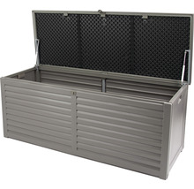 Dynbox GARDEN PLACE Marla plast 390L 143,5x53x57cm grå-thumb-1 Dynbox GARDEN PLACE Marla plast 390L 143,5x53x57cm grå-thumb-1