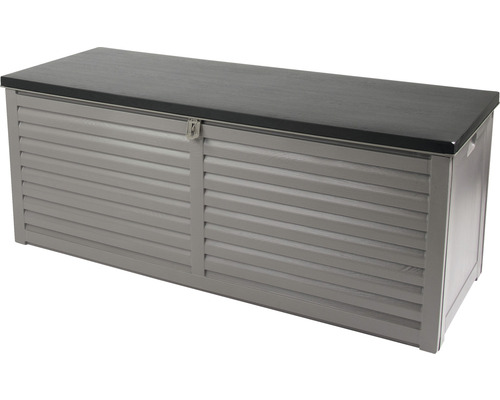 Dynbox GARDEN PLACE Marla plast 390L 143,5x53x57cm grå Dynbox GARDEN PLACE Marla plast 390L 143,5x53x57cm grå