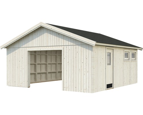 Garage PALMAKO Andre 28,5m² utan port 557x576cm natur Garage PALMAKO Andre 28,5m² utan port 557x576cm natur