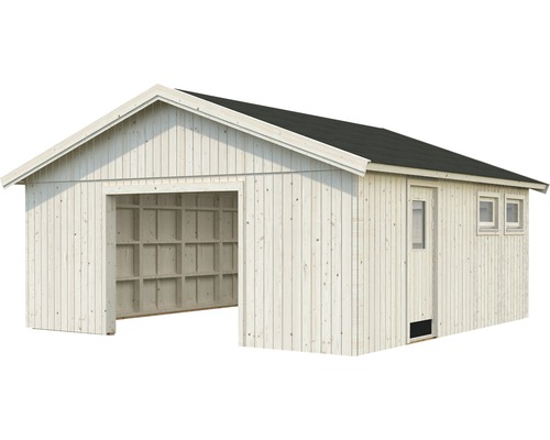 Garage PALMAKO Andre 28,5m² utan port 557x576cm natur