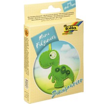 Mini filtsömnadsset dinosaurie i förpackning