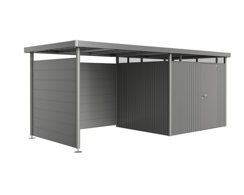 Cykelgarage i metall med dörr