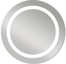 DSK LED-spegel Silver Sun aluminiumram Ø59cm-thumb-0