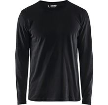 T-shirt BLÅKLÄDER långärmad svart strl. L-thumb-0