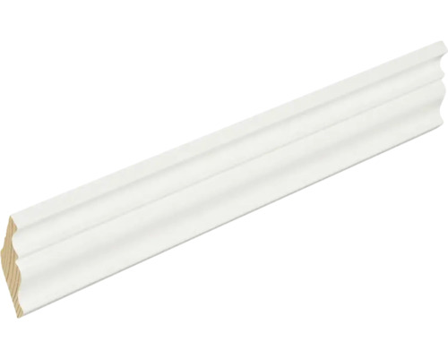 Bråttlist allmoge 411 furu EHL PROLIST 15x43mm antikvit S 0502-Y (OBS! Fallande längder 2,4-4,8m) Vitlackerad träprofillist
