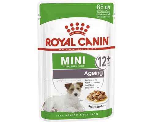 Hundmat ROYAL CANIN Mini Ageing Gravy 12x85g Royal Canin Mini Ageing hundfoder för små hundar från 12 år